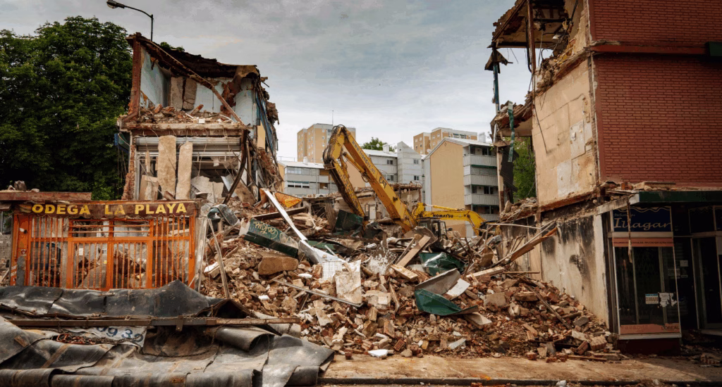 Exterior Demolition, Suncore Construction