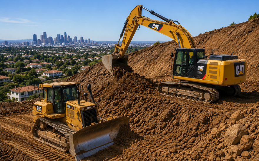 Rough grading service in Los Angeles