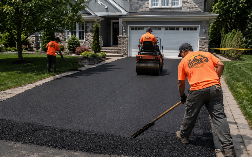 Driveway paving project