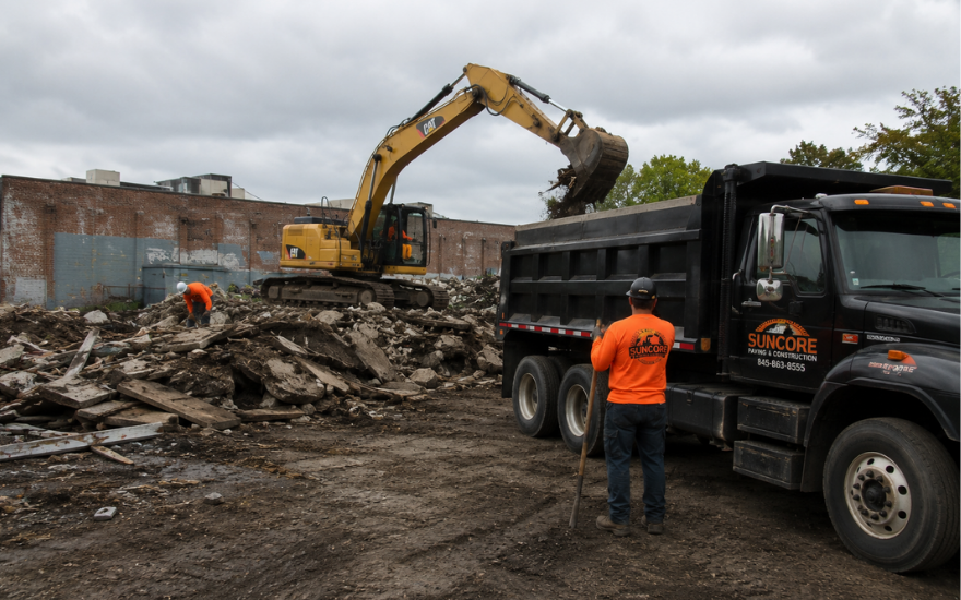 Debris removal and site clearing in Altadena