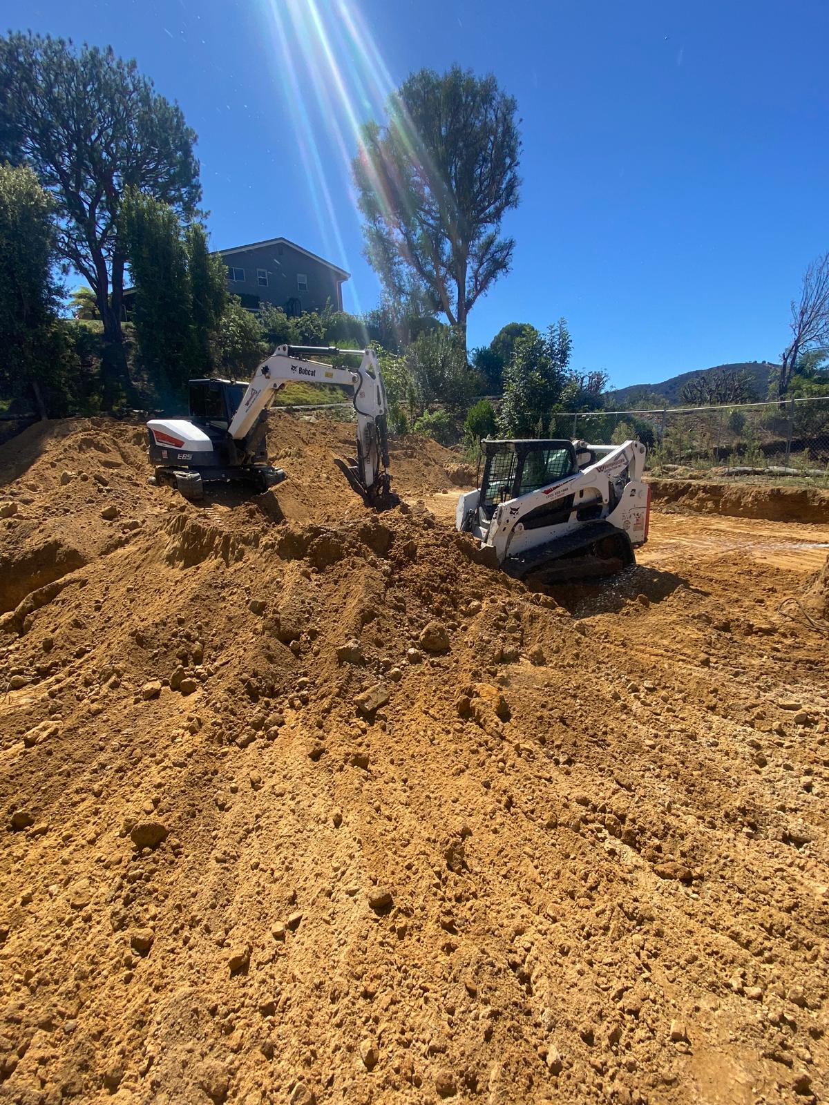 Site preparation Pacific Palisades