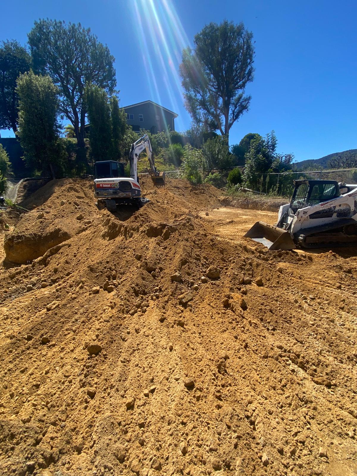 Trenching work Pacific Palisades