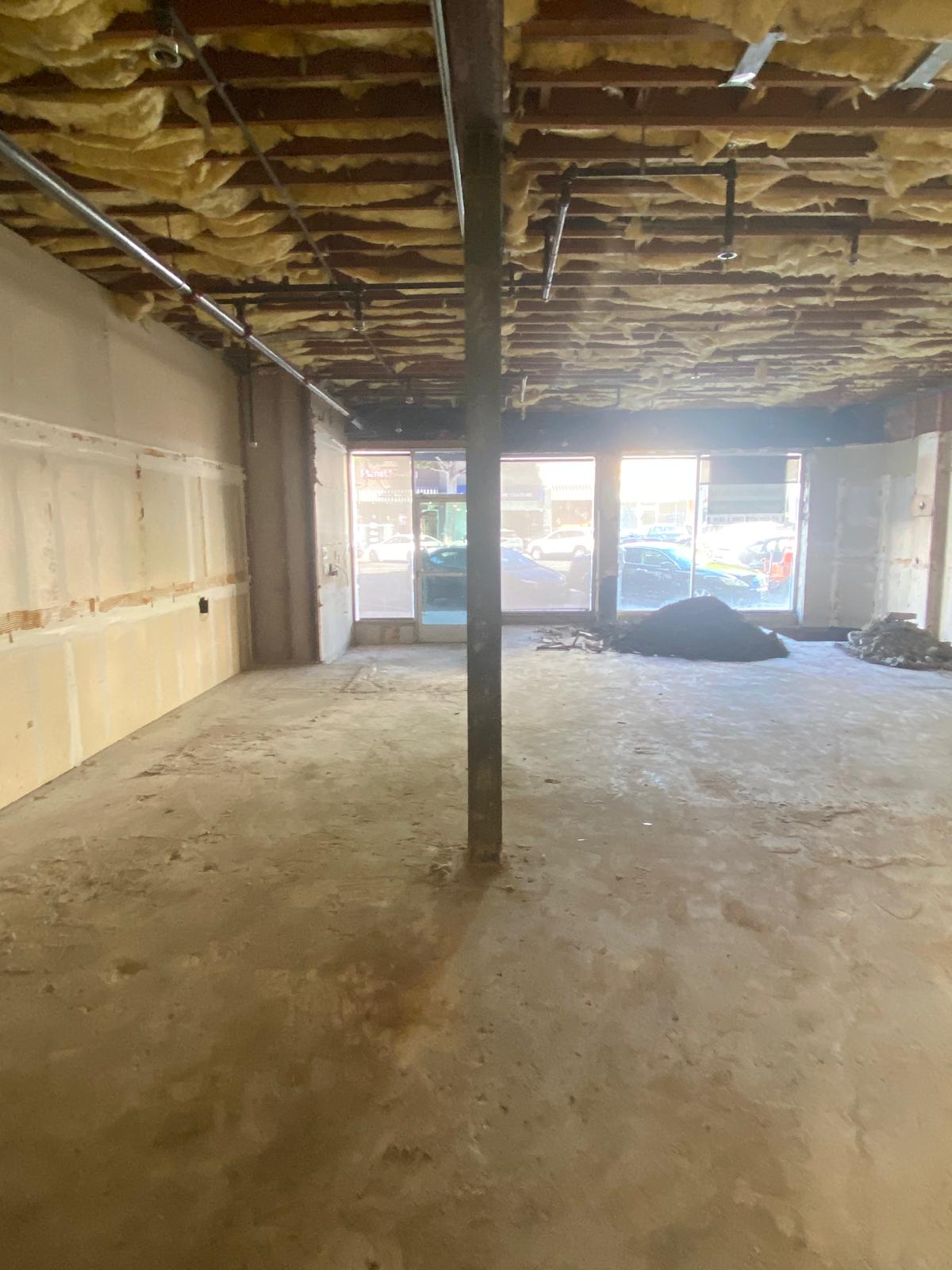 Interior strip out project in Pacific Palisades California